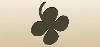 Four-leaf Clover silhouette