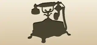 Telephone silhouette
