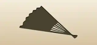 Hand Fan silhouette
