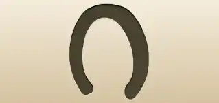 Horseshoe silhouette