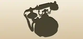 Telephone silhouette