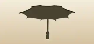 Umbrella silhouette