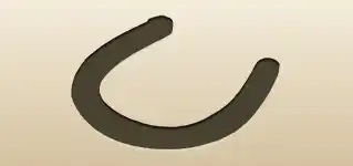 Horseshoe silhouette