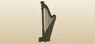 Harp silhouette