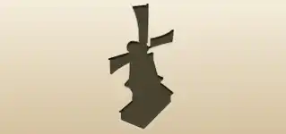Windmill silhouette