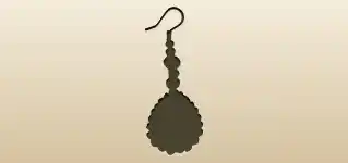 Earring silhouette