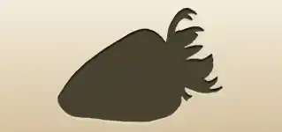 Strawberry silhouette