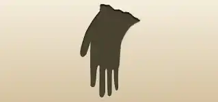 Glove silhouette