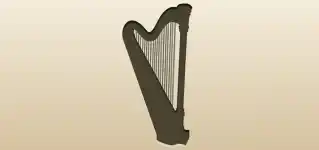 Harp silhouette