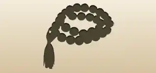 Prayer Beads silhouette