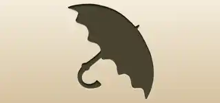 Umbrella silhouette