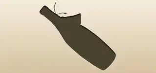 Bottle silhouette