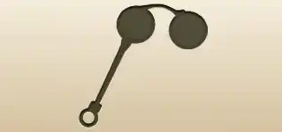 Opera Glasses silhouette