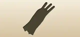 Glove silhouette