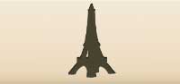 Eiffel Tower silhouette