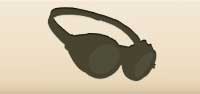 Goggles silhouette