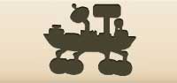 Planetary Rover silhouette