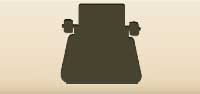 Typewriter silhouette