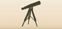 Telescope silhouette