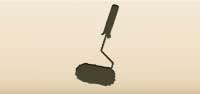 Paint Roller silhouette
