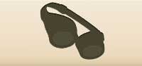 Goggles silhouette