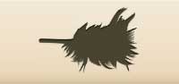 Feather Duster silhouette