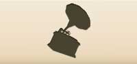 Gramophone silhouette
