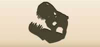 Dinosaur Skull silhouette