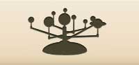 Orrery silhouette