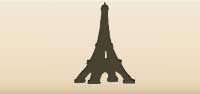 Eiffel Tower silhouette