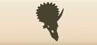 Dinosaur Skull silhouette