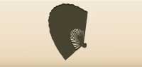 Hand Fan silhouette