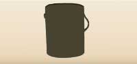 Can of Paint silhouette