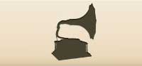 Gramophone silhouette