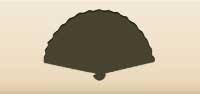 Hand Fan silhouette