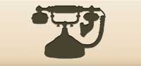 Telephone silhouette