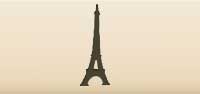 Eiffel Tower silhouette