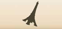 Eiffel Tower silhouette