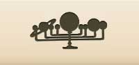 Orrery silhouette