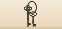 Keys silhouette