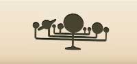 Orrery silhouette