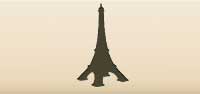 Eiffel Tower silhouette