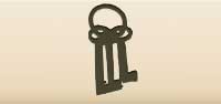 Keys silhouette
