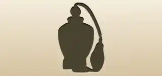 香水のシルエット