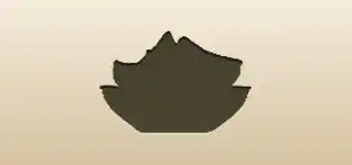 ギョーザのシルエット