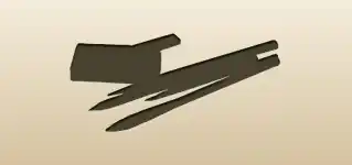 筆のシルエット