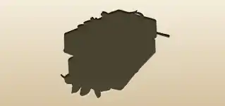 せっけんのシルエット