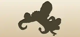 タコのシルエット