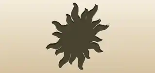 太陽のシルエット