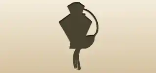 香水のシルエット